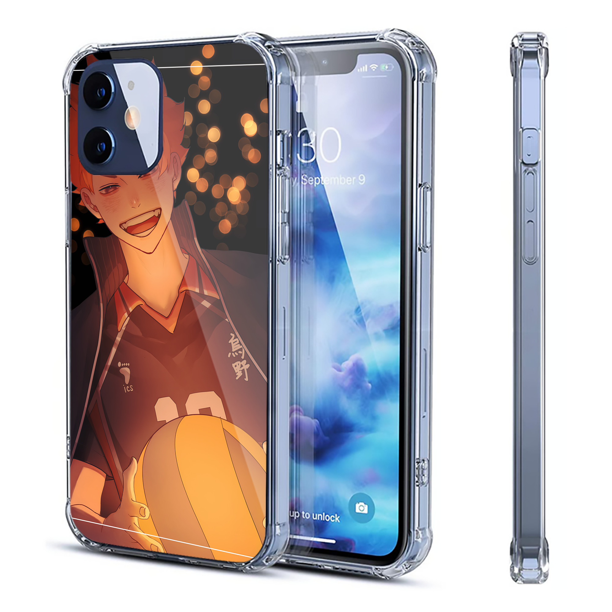 （画像用） ハイキュー!! Haikyu!! 【iPhone 12シリーズ対応】透明スマホケース（クリアソフトケース）